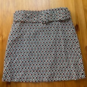 Funky geometric skirt